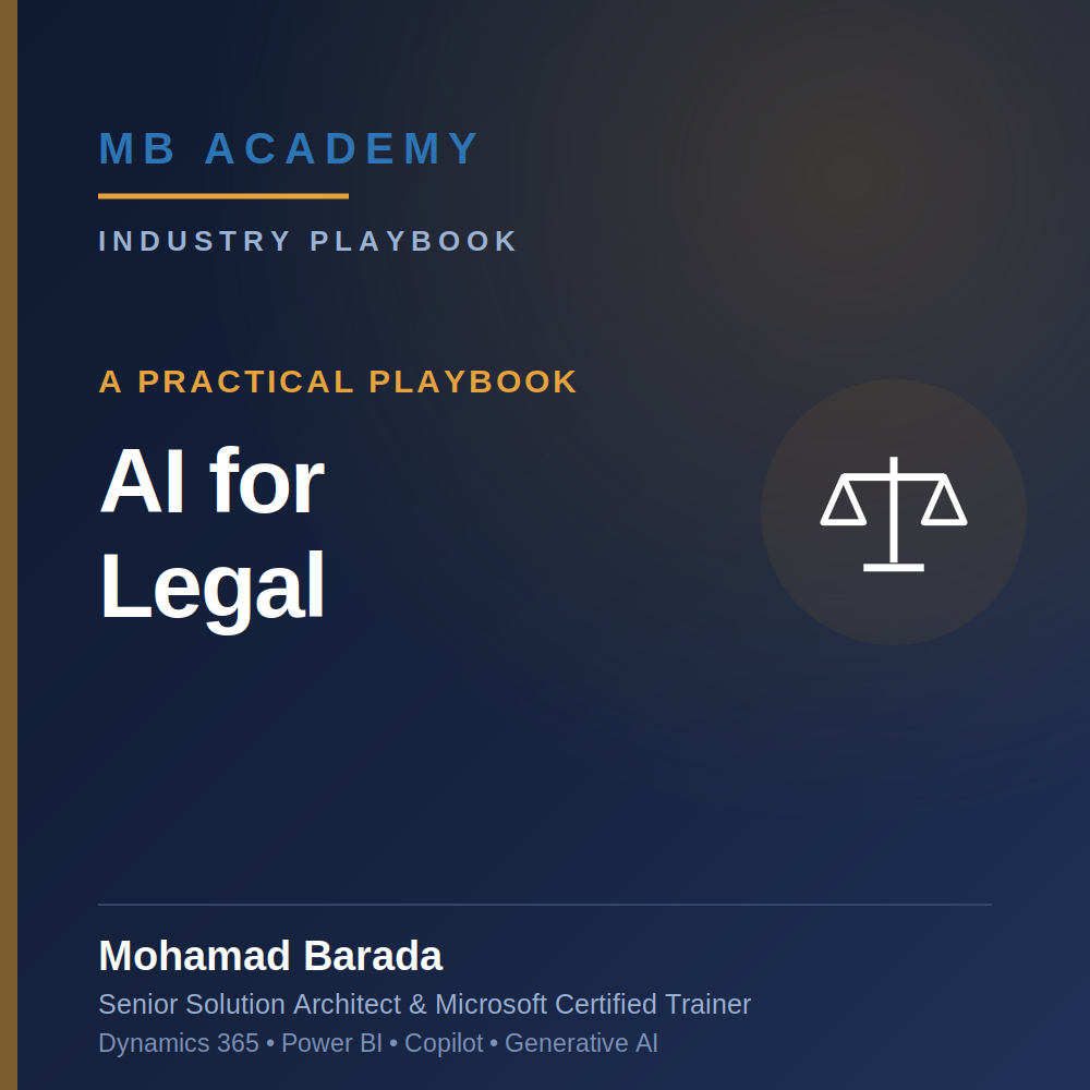 AI for Legal: A Practical Playbook for Lawyers & Legal Teams