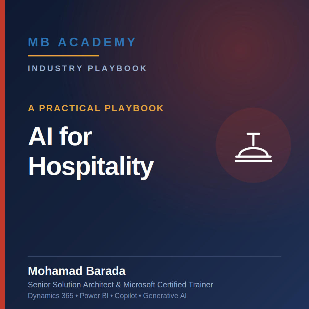 AI for Hospitality & Tourism: A Practical Playbook